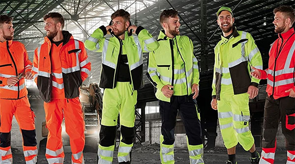 High visibility clothing